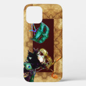 MARDI GRAS MASQUERADE Perchment Case-Mate iPhone Hülle (Rückseite)