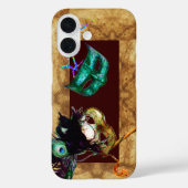 MARDI GRAS MASQUERADE Perchment Case-Mate iPhone Hülle (Rückseite)