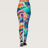 Mardi Gras Masquerade Pop Mode Leggings (Rückseite)