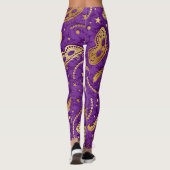 Mardi Gras Masquerade Pop Mode Leggings (Rückseite)