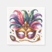 Mardi Gras Masquerade Serviette (Vorderseite)