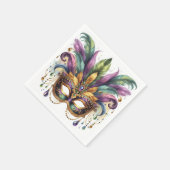 Mardi Gras Masquerade Serviette (Ecke)