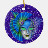 Mardi Gras - Masquerade - SRF Keramik Ornament (Vorne)