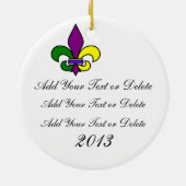 Mardi Gras - Masquerade - SRF Keramik Ornament (Hinten)