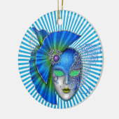 Mardi Gras - Masquerade - SRF Keramik Ornament (Links)