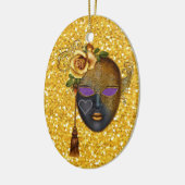 Mardi Gras - Masquerade - SRF Keramik Ornament (Links)