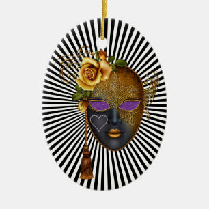 Mardi Gras - Masquerade - SRF Keramikornament