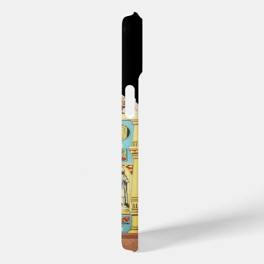 MARDI GRAS MASQUERADE THEATER CAT Monogramm Case-Mate iPhone Hülle (Rückseite / Rechts)