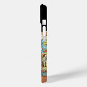 MARDI GRAS MASQUERADE THEATER CAT Monogramm Case-Mate iPhone Hülle (Rückseite / Links)