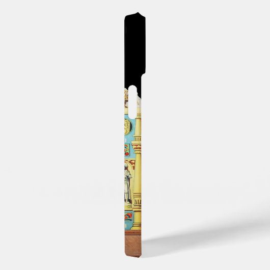 MARDI GRAS MASQUERADE THEATER CAT Monogramm Case-Mate iPhone Hülle (Rückseite / Rechts)