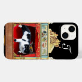 MARDI GRAS MASQUERADE THEATER CAT Monogramm Case-Mate iPhone Hülle (Rückseite (Horizontal))