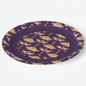 Mardi Gras Masquerade Theme Pappteller (Schrägansicht)