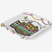 Mardi Gras Matches Theme Paper Napkin Pappteller (Gewinkelt)