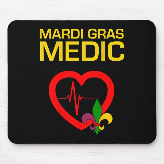 Mardi Gras Medic Mousepad (Vorne)