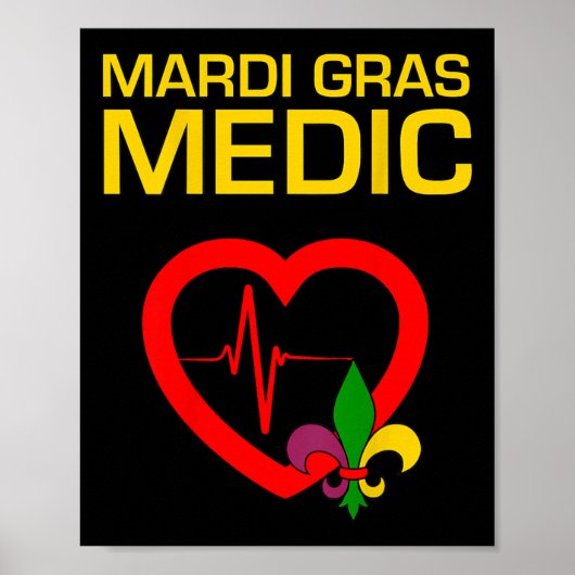 Mardi Gras Medic Poster (Vorne)