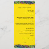 Mardi Gras Menu Menükarte (Vorderseite)