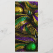 Mardi Gras Menu Menükarte (Rückseite)