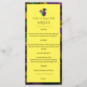 Mardi Gras Menu Menükarte (Vorderseite)
