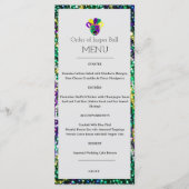 Mardi Gras Menu Menükarte (Vorderseite)