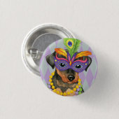 Mardi Gras Min Button (Vorne & Hinten)