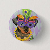 Mardi Gras Min Button (Vorderseite)