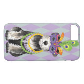 Mardi Gras Mini Schnauzer Case-Mate iPhone Hülle (Rückseite (Horizontal))