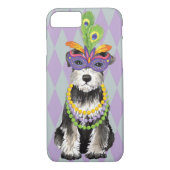 Mardi Gras Mini Schnauzer Case-Mate iPhone Hülle (Rückseite)