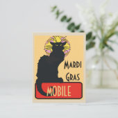 Mardi Gras, mobil, AL Postkarte (Stehend Vorderseite)