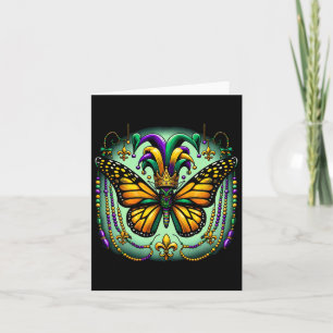 Mardi Gras Monarch Falter Narr  Karte