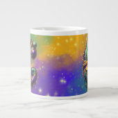 Mardi Gras Monogram Initial C Jumbo-Tasse (Vorderseite)