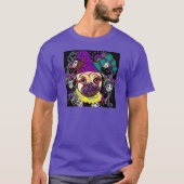 MARDI GRAS MOPS T-Shirt (Vorderseite)