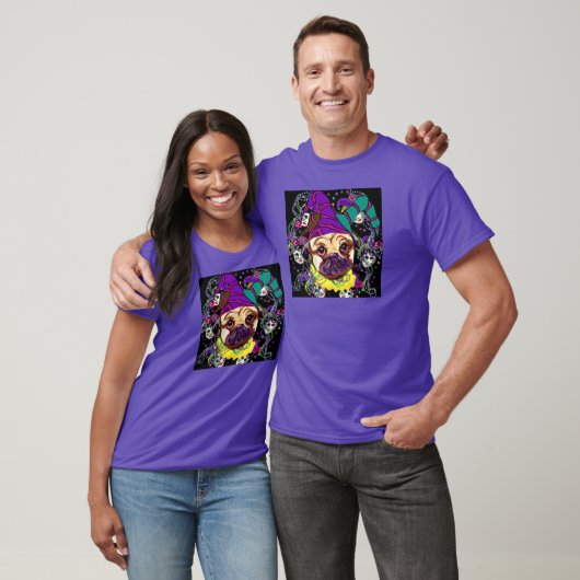 MARDI GRAS MOPS T-Shirt (Unisex)