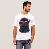 Mardi Gras Mops Vibrant T-Shirt (Vorne ganz)