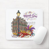 Mardi Gras Mousepad (Mit Mouse)