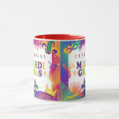 Mardi Gras Music Carnival Tropische Lilie Tasse (Zentrum)
