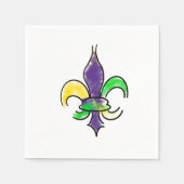 Mardi Gras Napkin Serviette (Vorderseite)