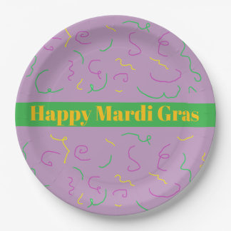 Mardi Gras Napkins Pappteller