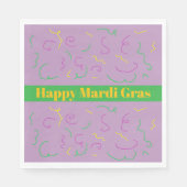 Mardi Gras Napkins Serviette (Vorderseite)