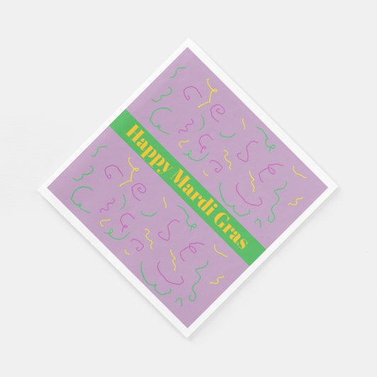 Mardi Gras Napkins Serviette (Ecke)