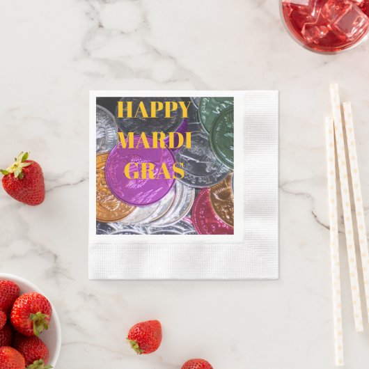 Mardi Gras Napkins Serviette (Beispiel)