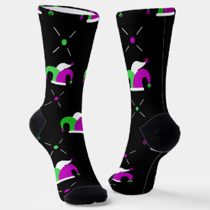 Mardi Gras Narrenhut Crew Socken