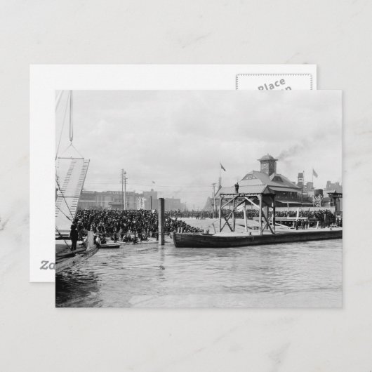 Mardi Gras, New Orleans: 1910 Postkarte (Vorne/Hinten)