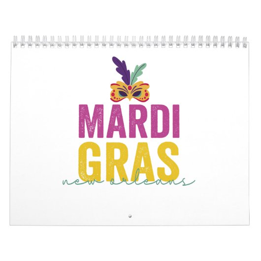 Mardi Gras New Orleans 2024 Karneval Geschenk Kalender (Titelbild)