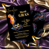 Mardi Gras New Orleans Abend Party Einladung