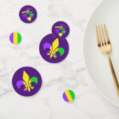 Mardi Gras New Orleans Festival Moon and Stars Konfetti (Gruppe)