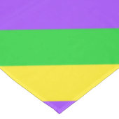 Mardi Gras New Orleans Festival Moon and Stars Tischdecke (Schrägansicht)