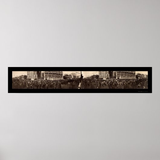 Mardi Gras New Orleans Foto 1910 Poster (Vorne)