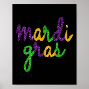 Mardi Gras New Orleans Frische Pasta machen Poster