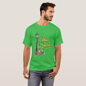 Mardi Gras New Orleans illustration T-Shirt (Vorne ganz)