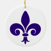 Mardi Gras New Orleans Mask Keramik Ornament (Hinten)